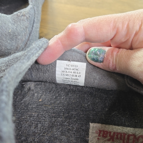 Olukai Moloa Huku Gray Textile Slip On Shoes - Picture 3 of 10